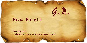 Grau Margit névjegykártya